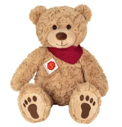 Ours en peluche Chilly avec foulard - 40 cm