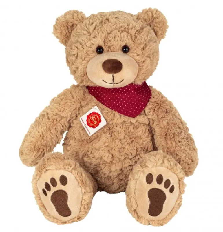 Ours en peluche Chilly avec foulard - 40 cm