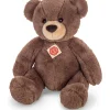Ours en peluche chocolat - 40 cm