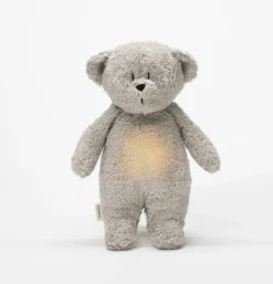 Ourson magique Moonie 2.0 gris minéral en coton bio