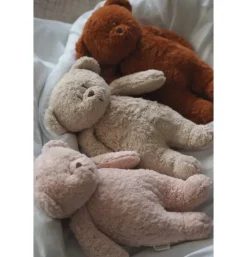 Ourson magique Moonie rose blush en coton bio