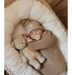 Ourson magique Moonie sable en coton bio