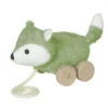Peluche à tirer Mingus le renard vert