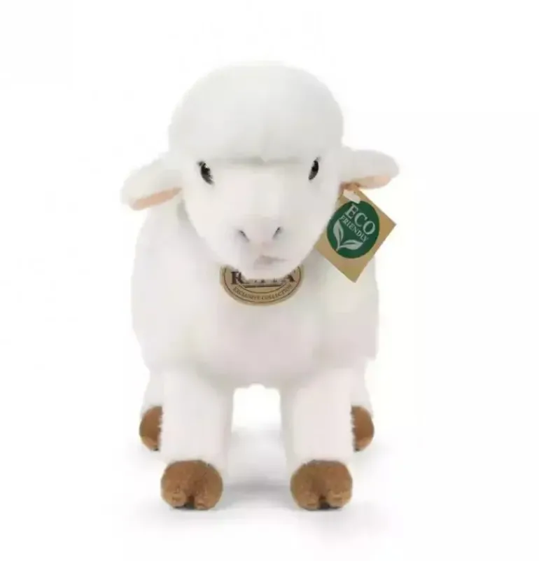 Peluche agneau - 27 cm