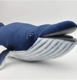 Peluche baleine bleue - 59 cm
