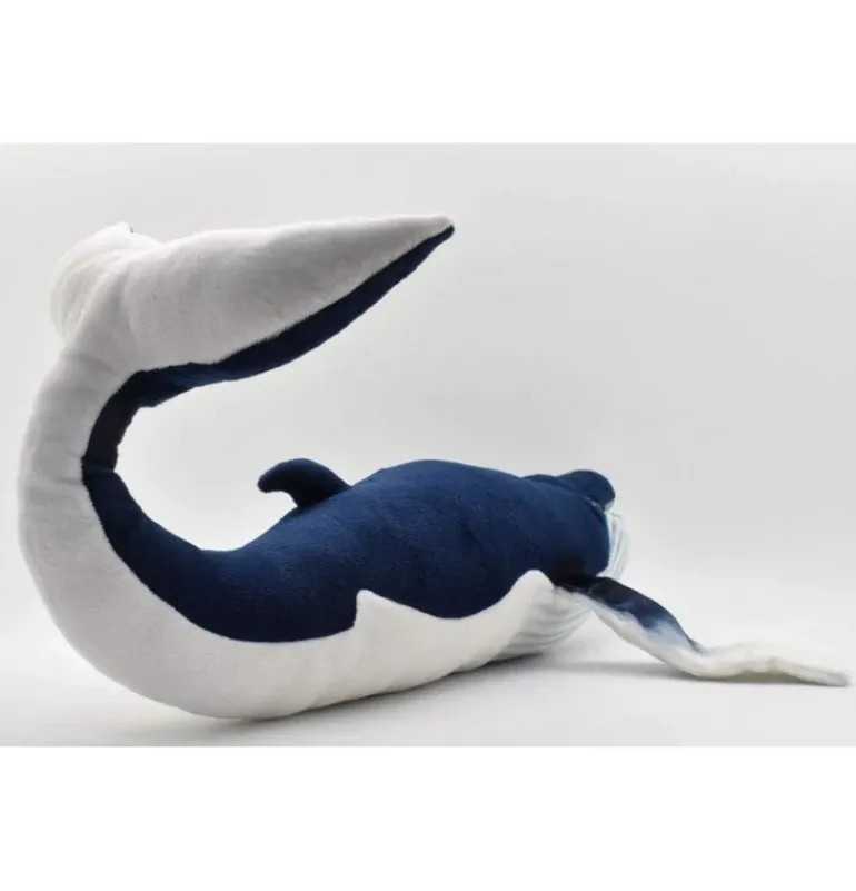 Peluche baleine bleue - 59 cm