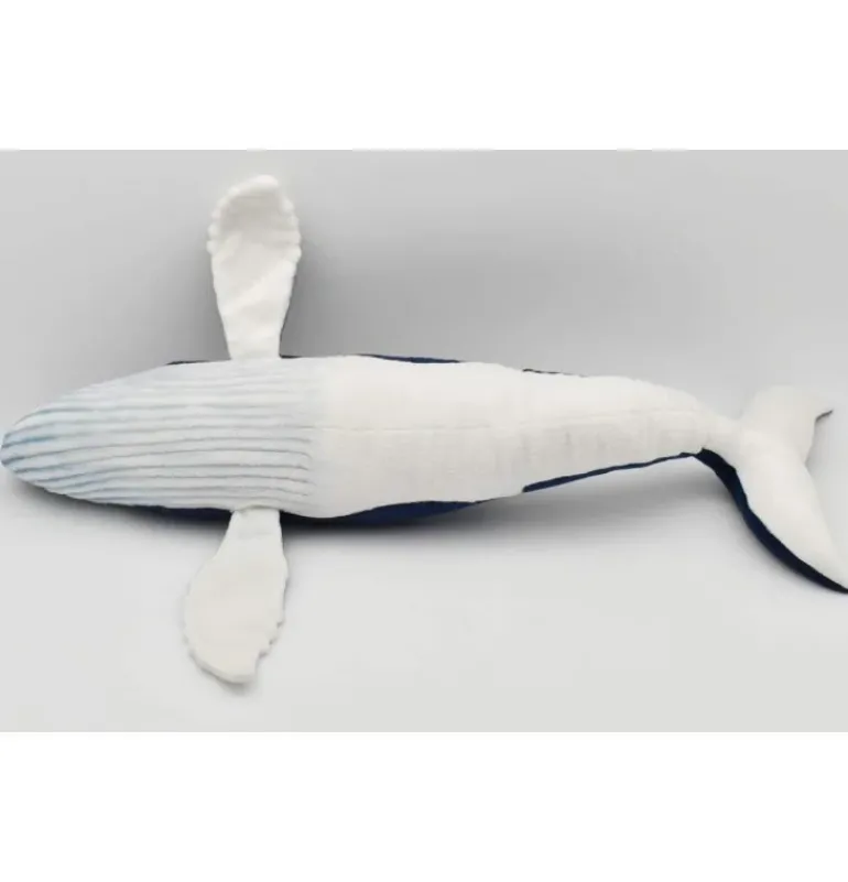 Peluche baleine bleue - 59 cm