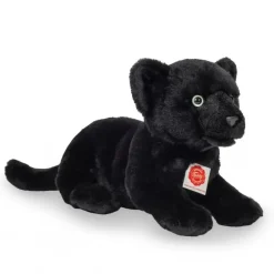 Peluche bébé panthère allongé - 30 cm