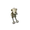Peluche bio chien marron clair