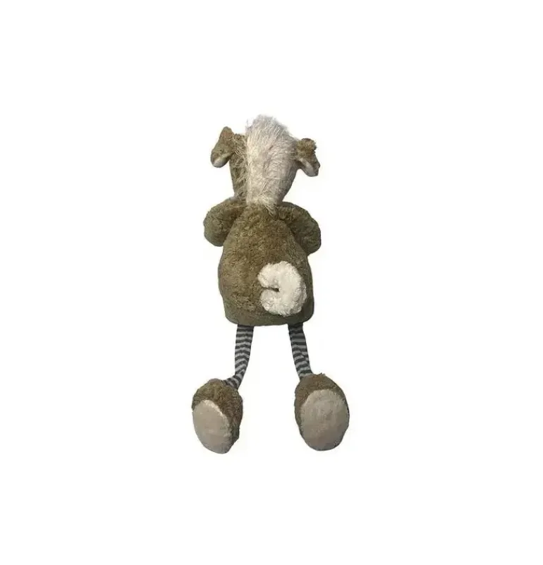 Peluche bio chien marron clair