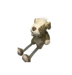 Peluche bio chien marron clair