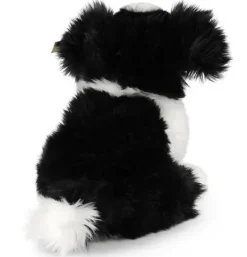 Peluche border collie assis - 30 cm