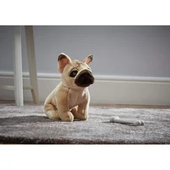 Peluche Bouledogue Français Assis - 22 cm