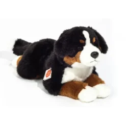 Peluche bouvier bernois couché - 40 cm