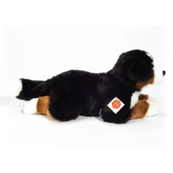 Peluche bouvier bernois couché - 40 cm