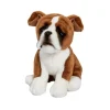 Peluche boxer assis - 30 cm