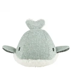 Peluche bruit blanc baleine Moby vert d'eau rechargeable