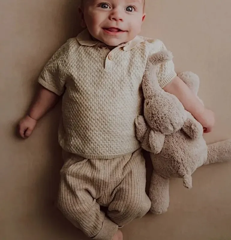Peluche bruit blanc George l’éléphant beige