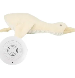 Peluche bruit blanc Liva l’oie beige rechargeable