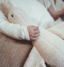 Peluche bruit blanc Liva l’oie beige rechargeable