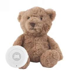 Peluche bruit blanc Lou l'ours marron rechargeable