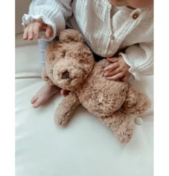 Peluche bruit blanc Lou l'ours marron rechargeable