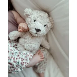 Peluche bruit blanc Lou l'ours beige