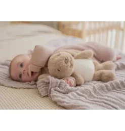 Peluche bruit blanc Milo le lapin beige rechargeable