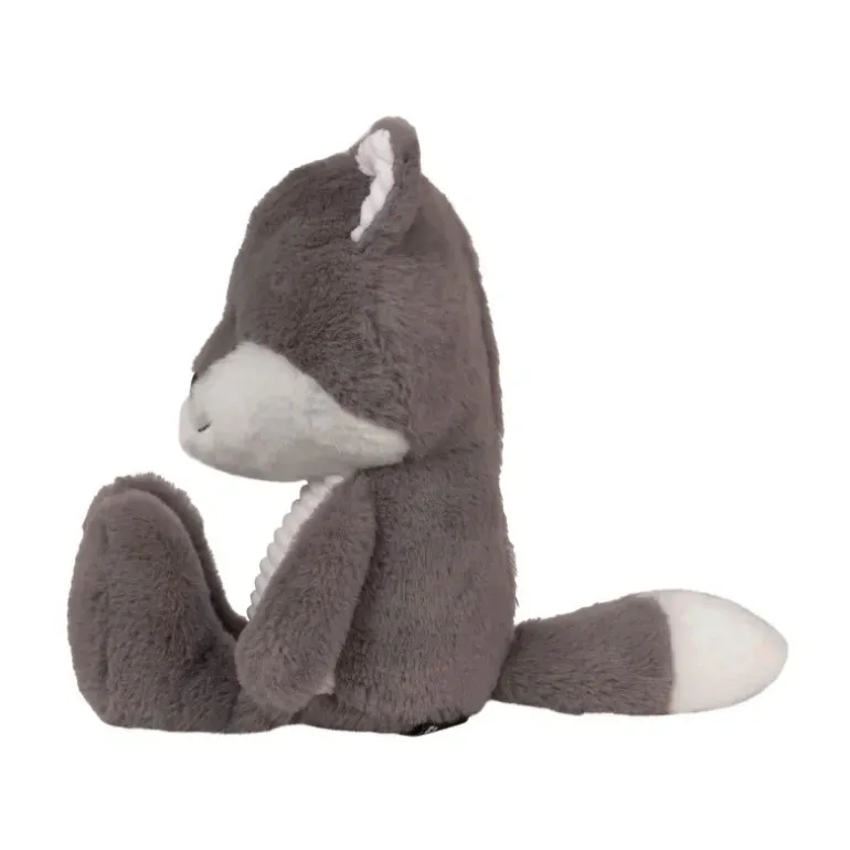 Peluche bruit blanc Renard Robin gris doux