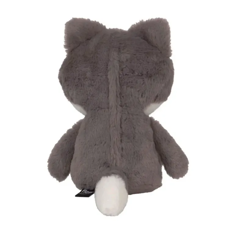 Peluche bruit blanc Renard Robin gris doux