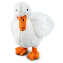 Peluche canard blanc - 32 cm