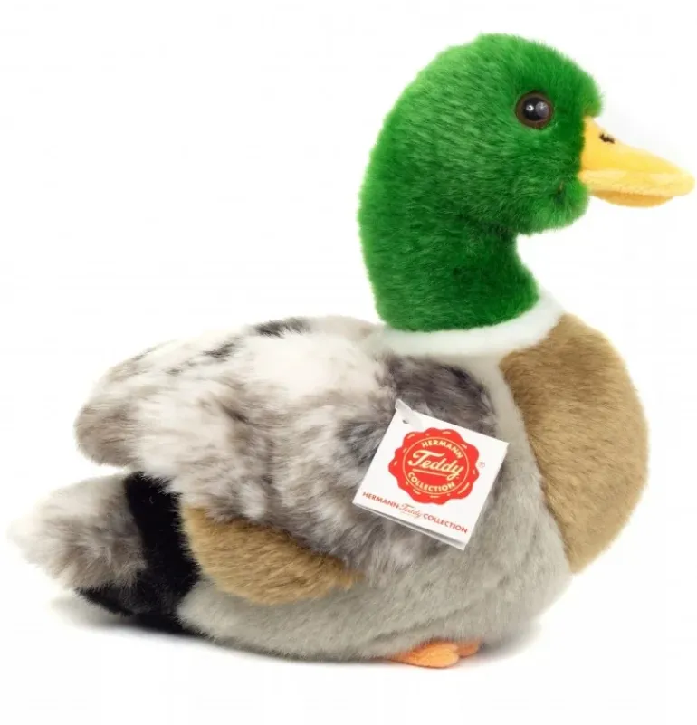 Peluche canard sauvage - 24 cm