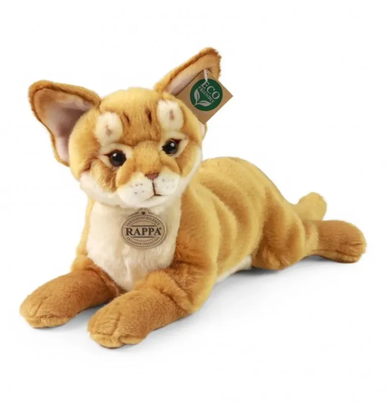 Peluche chat abyssin - 30 cm