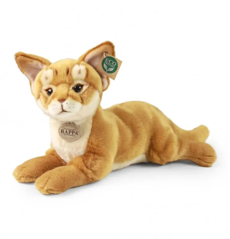 Peluche chat abyssin - 30 cm