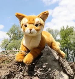 Peluche chat abyssin - 30 cm