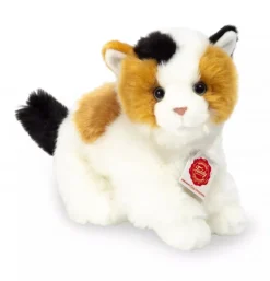 Peluche chat calico - 24 cm