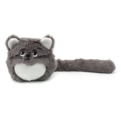 Peluche chat Miaou maman et son bébé gris