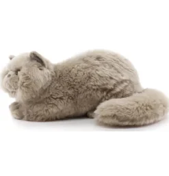 Peluche chat persan gris - 31 cm