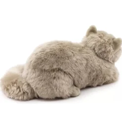 Peluche chat persan gris - 31 cm