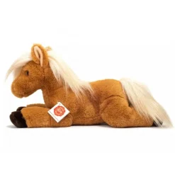 Peluche cheval couché - 34 cm