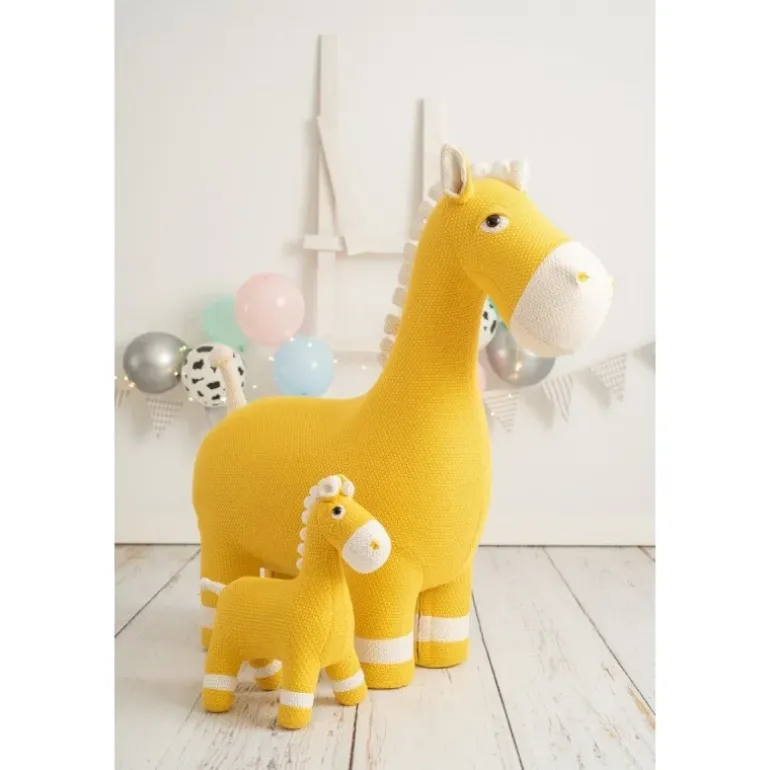 Peluche cheval en crochet MINI