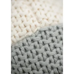 Peluche cheval en crochet MINI blanc cassé