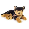 Peluche chien berger allemand couché - 45 cm