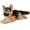 Peluche chien berger allemand couché - 60 cm