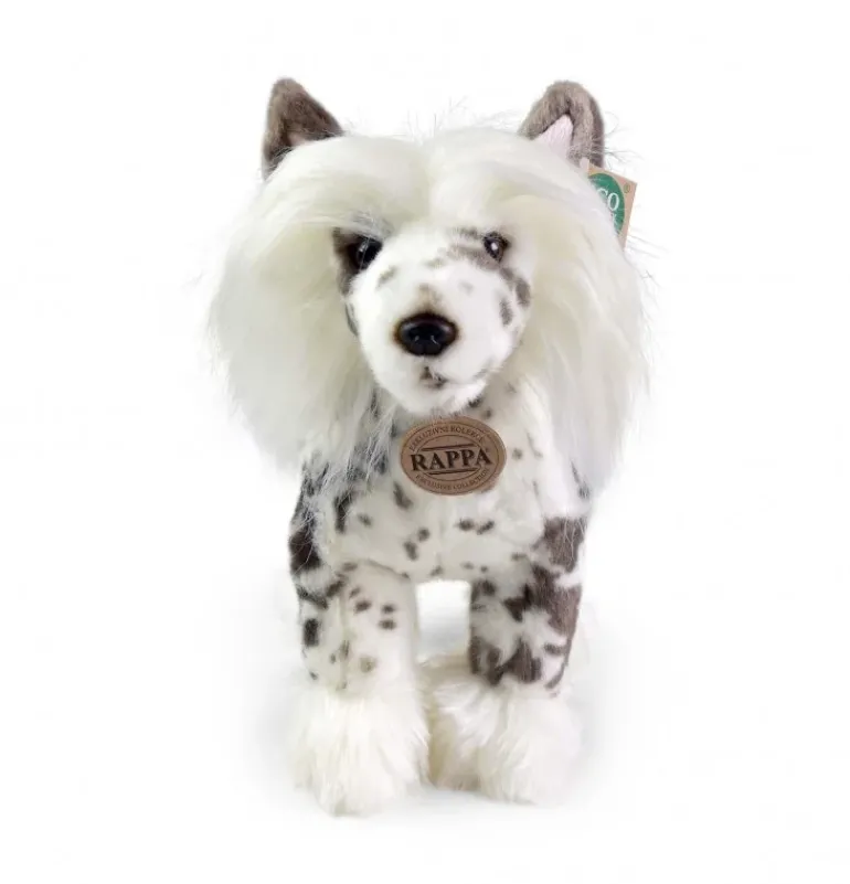Peluche chien chinois à crête - 25 cm