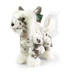 Peluche chien chinois à crête - 25 cm