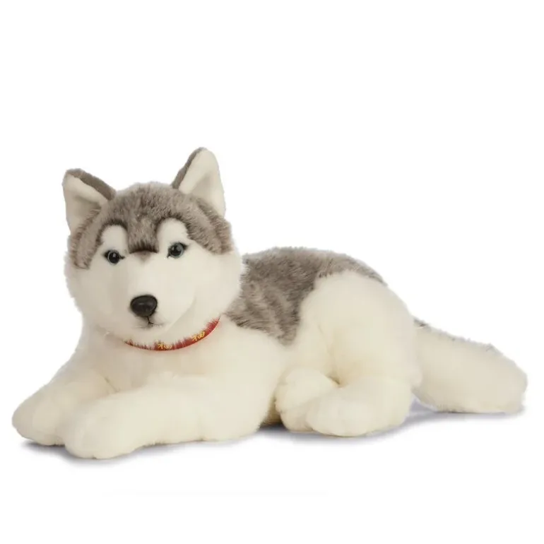 Peluche Chien Husky Géant - 54 cm