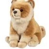 Peluche Chien loulou De Pomeranie - 30 cm