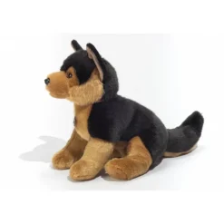 Peluche chiot berger allemand assis - 30 cm