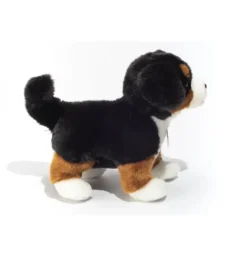 Peluche chiot Bouvier Bernois debout - 23 cm